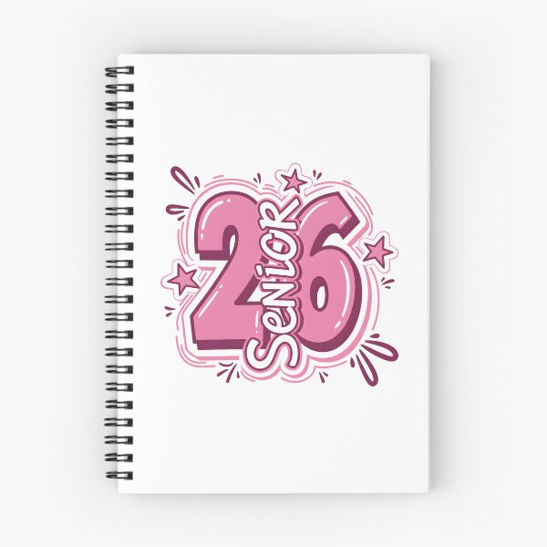 Item preview, Senior 2026 Sticker, Class of 2026 Graduation Sticker, Pink Retro Varsity Graffiti Sticker, High School Senior Decal, Trendy Graduate Sticker designed and sold by CoconutCoastDesigns.