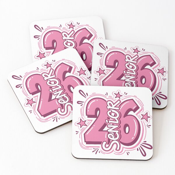 Item preview, Senior 2026 Sticker, Class of 2026 Graduation Sticker, Pink Retro Varsity Graffiti Sticker, High School Senior Decal, Trendy Graduate Sticker designed and sold by CoconutCoastDesigns.