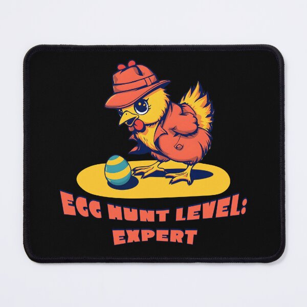 Item preview, Egg Hunt Level Expert Funny Chicken – Easter Egg Hunter Cartoon Design designed and sold by TestudoDesign.