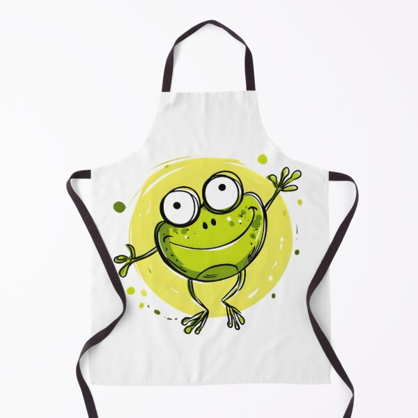 Artikelvorschau, Lustiger Frosch entworfen und verkauft von Retro Whimsy.