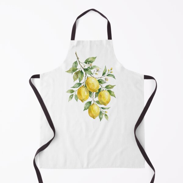 Item preview, hand painted yellow lemon - Watercolor Lemons on Branch designed and sold by SOUFIANE1991.