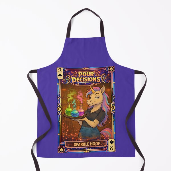 Item preview, Sparkle Hoof – Spades 2 | Pour Decisions Character Card designed and sold by A Sinister Sly.
