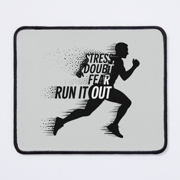 Item preview, Run It Out Running Motivation Mental Health Runner designed and sold by WikaKowalczyk.