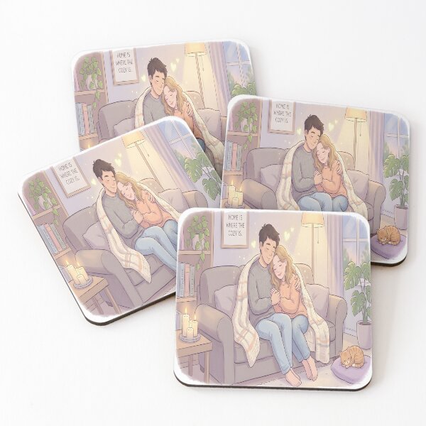 Item preview, Cozy Couple Cuddling Love designed and sold by Jayara [Born To Reign].