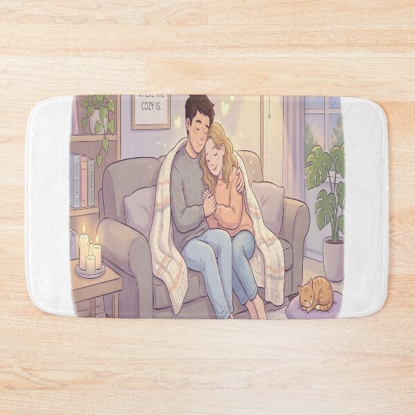Item preview, Cozy Couple Cuddling Love designed and sold by Jayara [Born To Reign].