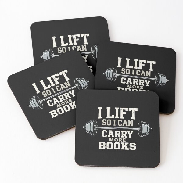 Item preview, I Lift So I Can Carry More Books designed and sold by LunaMagicStudio.