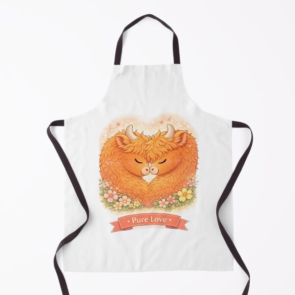 Item preview, Pure Love – Highland Cow designed and sold by Creative and Humorous Arts.