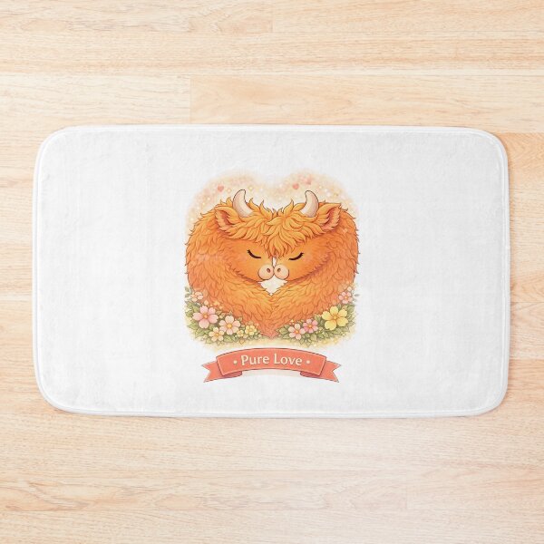 Item preview, Pure Love – Highland Cow designed and sold by Creative and Humorous Arts.