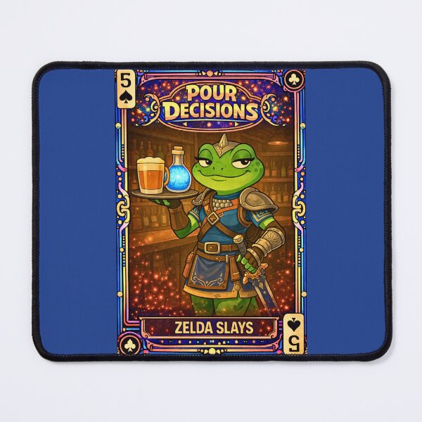 Item preview, Zelda Slays – Spades 5 | Pour Decisions Character Card designed and sold by A Sinister Sly.