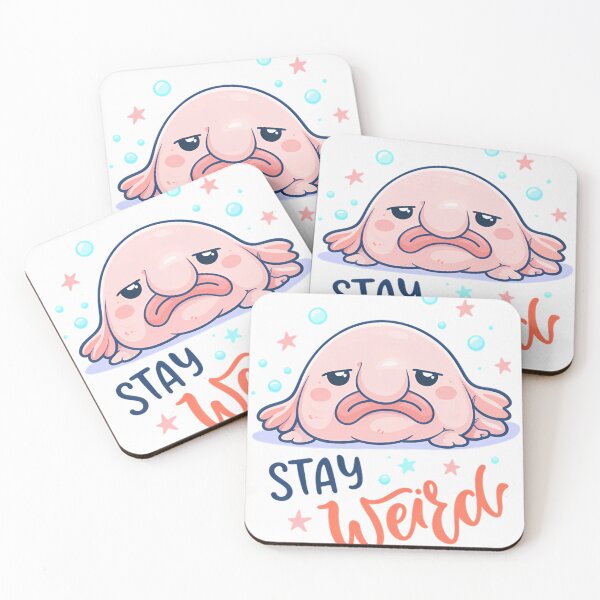 Item preview, Stay Weird Grumpy Blobfish Funny Cute designed and sold by ExeYeid.