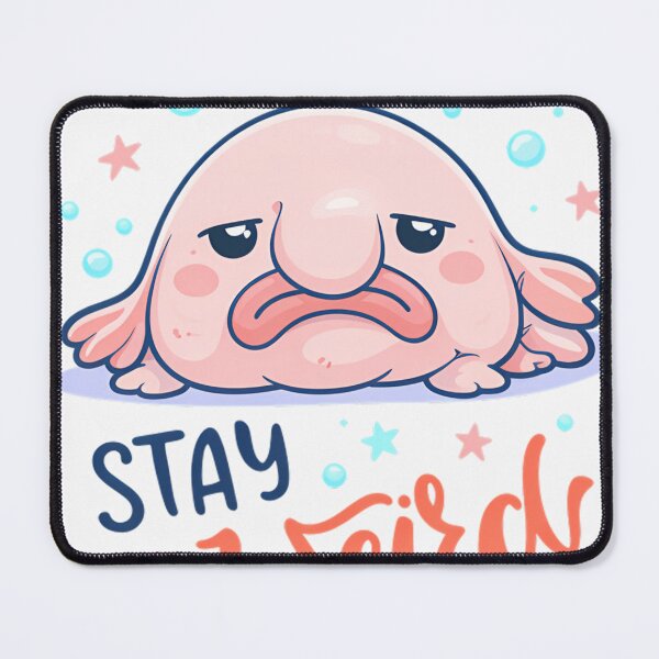 Item preview, Stay Weird Grumpy Blobfish Funny Cute designed and sold by ExeYeid.