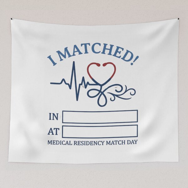 Item preview, I Matched Medical Residency Match Day 2026 Fillable Design designed and sold by FormalDehyena.