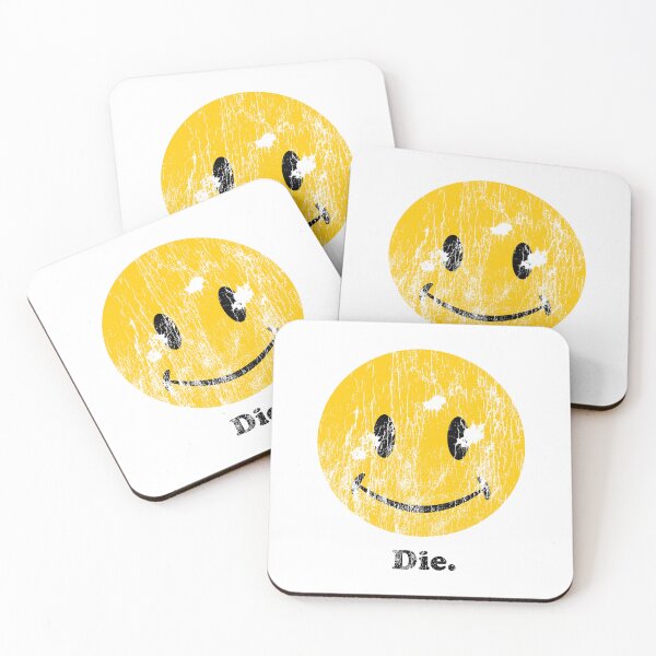 Item preview, Smiley Face Die. - worn version designed and sold by The Common Tee.
