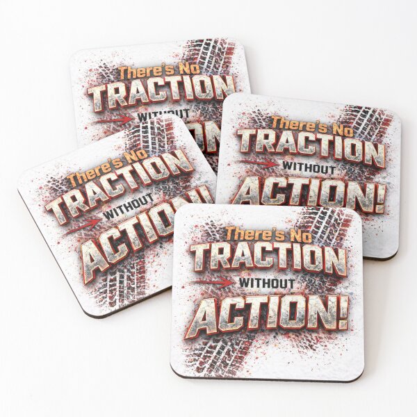 Item preview, No Traction without Action designed and sold by CoachWheeler.