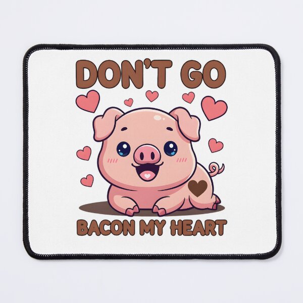 Item preview, Bacon My Heart Cute Pig Valentine designed and sold by TshirtsOnline-.