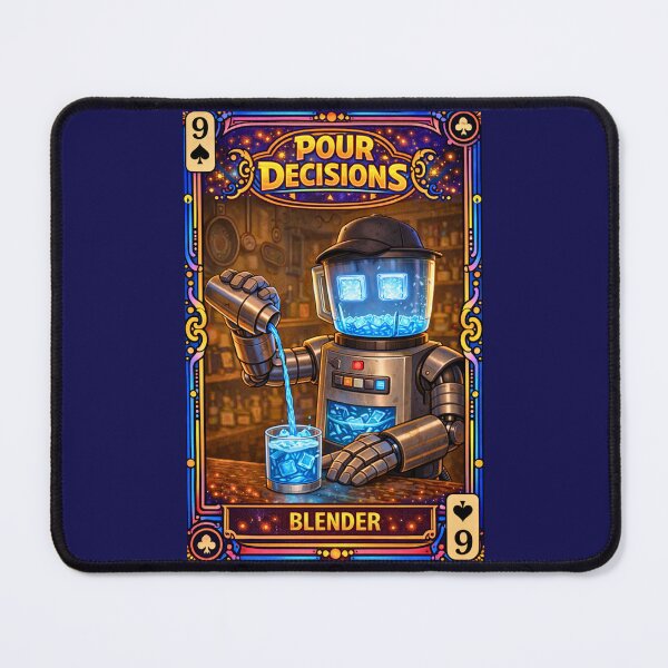 Item preview, Blender – Spades 9 | Pour Decisions Character Card designed and sold by A Sinister Sly.