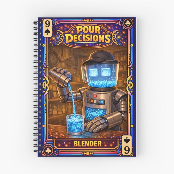 Item preview, Blender – Spades 9 | Pour Decisions Character Card designed and sold by A Sinister Sly.
