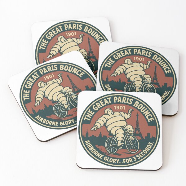 Item preview, The Great Paris Bounce 1901 Vintage Logo designed and sold by HistoriQuips.