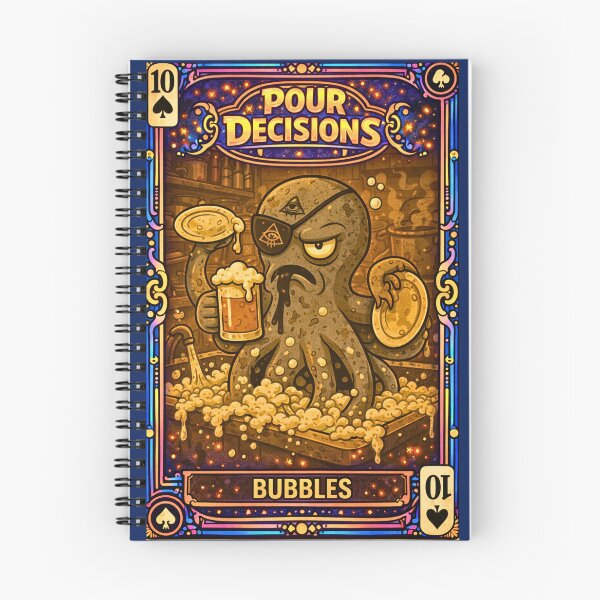 Item preview, Bubbles – Spades 10 | Pour Decisions Character Card designed and sold by A Sinister Sly.