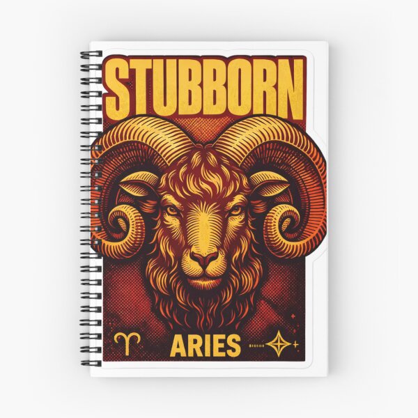Item preview, Aries Energy: The Stubborn Ram Vintage Illustration designed and sold by RickyStick.
