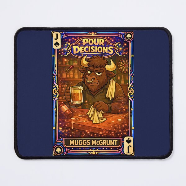 Item preview, Muggs McGrunt – Spades Jack | Pour Decisions Character Card designed and sold by A Sinister Sly.