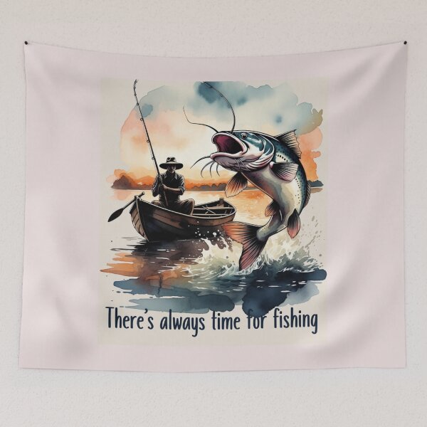 Item preview, The Great Catch: There’s Always Time for Fishing designed and sold by HALYNA070824.