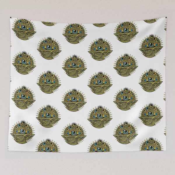 Item preview, Eye of Horus and Ankh – Ancient Egyptian Mythology Symbol Art designed and sold by GulfSignature.