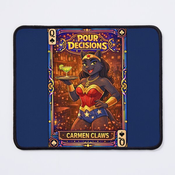 Item preview, Carmen Claws – Spades Queen | Pour Decisions Character Card designed and sold by A Sinister Sly.