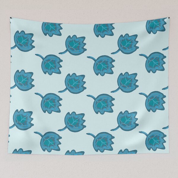 Item preview, Minimalist Blue Leaf Seamless Pattern | Abstract Botanical Texture 2 designed and sold by ZorianArt.