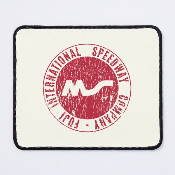 Item preview, Fuji International Speedway emblem 1960's -70's - aged, worn, red print. designed and sold by retropetrol.