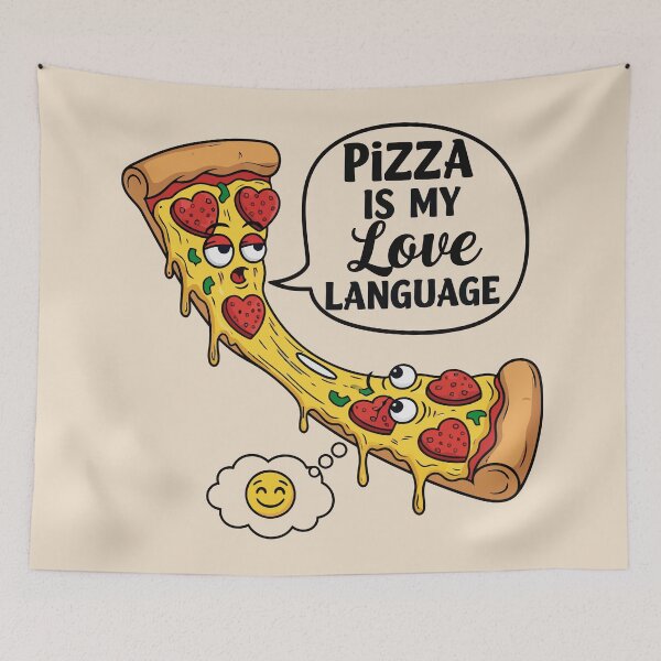 Item preview, Pizza is My Love Language designed and sold by Amir Faysal.