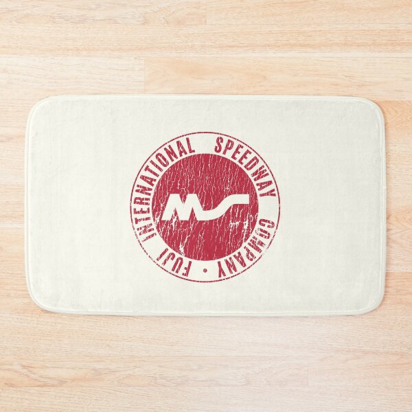 Item preview, Fuji International Speedway emblem 1960's -70's - aged, worn, red print. designed and sold by retropetrol.