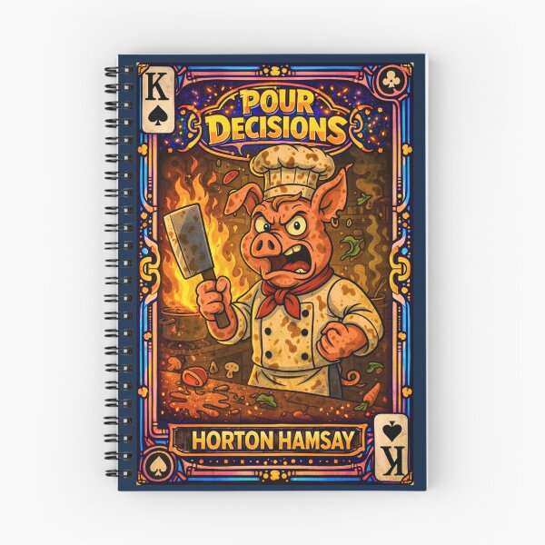 Item preview, Horton Hamsay – Spades King | Pour Decisions Character Card designed and sold by A Sinister Sly.