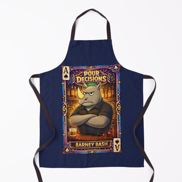 Item preview, Barney Bash – Spades Ace | Pour Decisions Character Card designed and sold by A Sinister Sly.