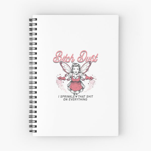 Item preview, Bitch Dust I Sprinkle That — Retro Housewife Fairy Sarcastic Illustration designed and sold by Colorful-Garden.