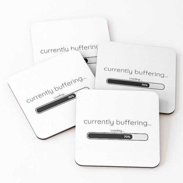 Item preview, Currently Buffering – Mental Health Loading Design designed and sold by TheStimSaloon.