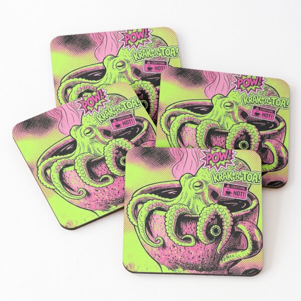 Item preview, POW‑PULPO CAFETONIC! — KRAK‑A‑TENTACLES WAKE‑UP BLAST designed and sold by Print Fiction.