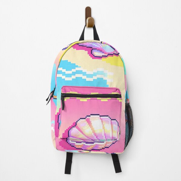 Item preview, A colorful pixel art illustration of fish and seashells designed and sold by Creative88Art.