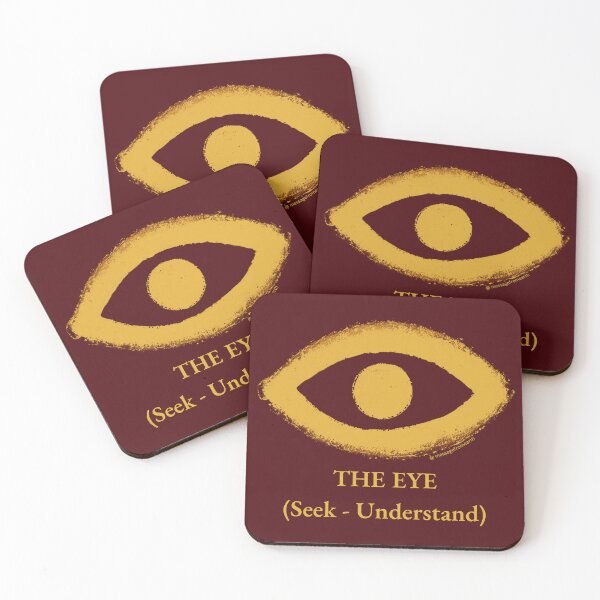 Item preview, EYE - Neolithic Cipher - SeeK and Understand - Minimalist T-Shirt - #1 designed and sold by Message from Earth.