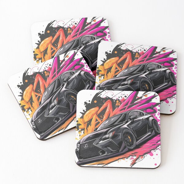 Item preview, Lexus RC-F Widebody Drift Edition - Urban Graffiti Vector Art designed and sold by DriftScents.