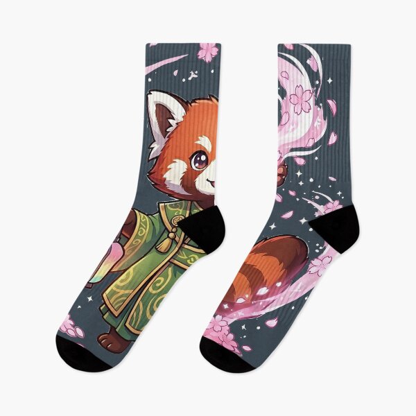 Item preview, Kawaii Red Panda Sakura Priest - Anime Magic Mascot T-Shirt designed and sold by WalterAdd.