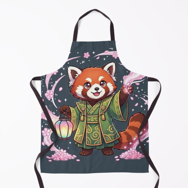 Item preview, Kawaii Red Panda Sakura Priest - Anime Magic Mascot T-Shirt designed and sold by WalterAdd.