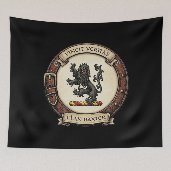 Item preview, Clan Baxter Crest designed and sold by BagTown Clans.