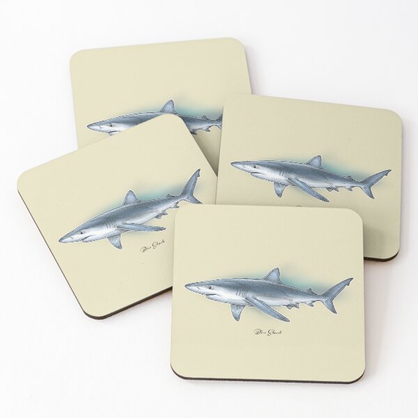Item preview, Blue Shark designed and sold by Laughing Devil Tees.