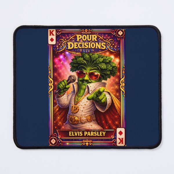 Item preview, Elvis Parsley – Diamonds King | Pour Decisions Character Card designed and sold by A Sinister Sly.