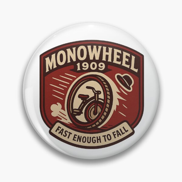 Item preview, Monowheel 1909 Vintage Logo designed and sold by HistoriQuips.