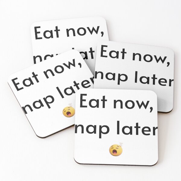 Item preview, Eat now, nap later designed and sold by Caris Clothing.