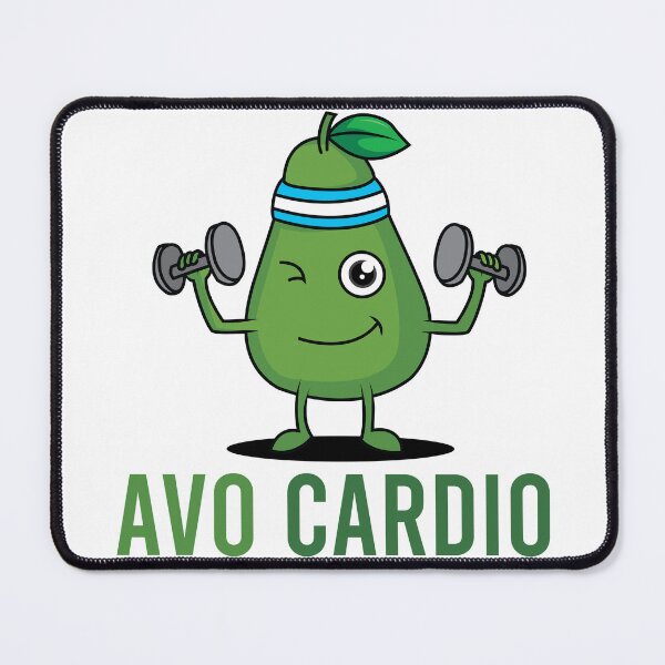 Item preview, Avo Cardio — Avocado Bodybuilding Humor Fitness Gift Vegan Funny designed and sold by CLC54.
