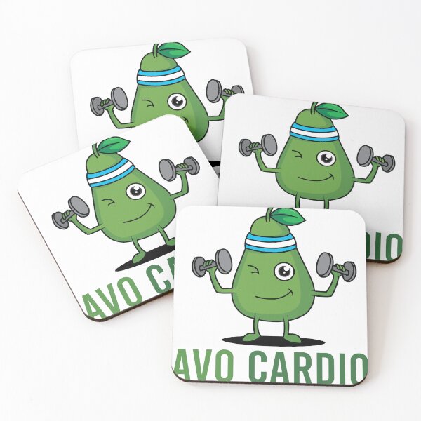 Item preview, Avo Cardio — Avocado Bodybuilding Humor Fitness Gift Vegan Funny designed and sold by CLC54.
