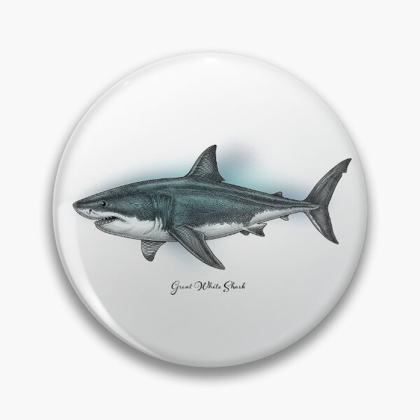 Item preview, Great White Shark designed and sold by Laughing Devil Tees.